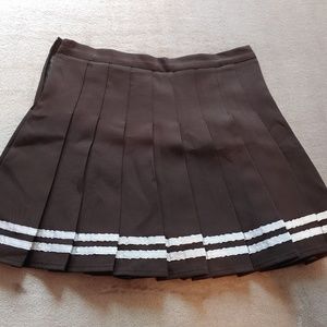 High Rise Pleated mini skort
